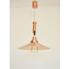 Vintage lampa wisząca DDR aluminium